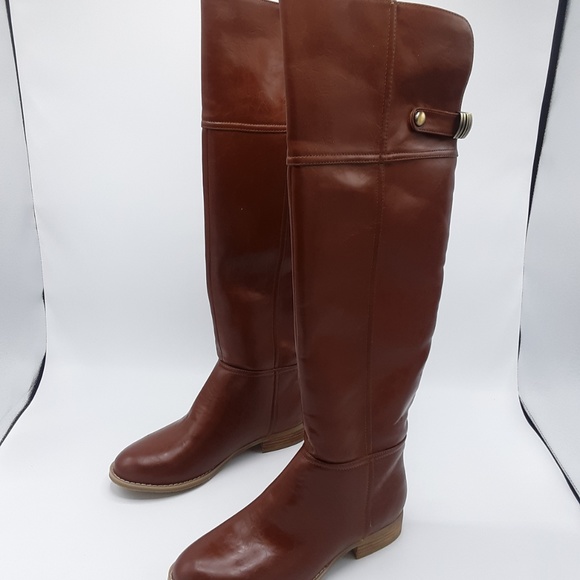 Chinese Laundry Z-Fast Lane Brown Leather Boots 8M - Picture 2 of 8